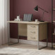 Письмовий стіл Ferrum-decor Гаррі 75x140x70 сірий ДСП Дуб Сонома 32мм (FRD-101487) - фото 1