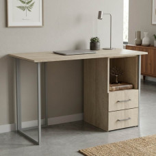 Письменный стол Ferrum-decor Отто 75x120x60 серый ДСП Дуб Сонома 16мм (FRD-101492)