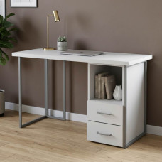 Письменный стол Ferrum-decor Отто 76x120x60 серый ДСП Белое 32мм (FRD-101496)