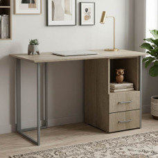 Письменный стол Ferrum-decor Отто 75x140x60 серый ДСП Дуб Сонома 16мм (FRD-101502)