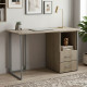Письменный стол Ferrum-decor Отто 75x140x60 серый ДСП Дуб Сонома 16мм (FRD-101502) - фото 1