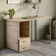 Компьютерный стол Ferrum-decor Отто 75x140x60 серый ДСП Дуб Сан-Марино 16мм (FRD-101504) - фото 1