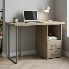 Письменный стол Ferrum-decor Отто 76x140x60 серый ДСП Дуб Сонома 32мм (FRD-101507)