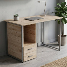 Компьютерный стол Ferrum-decor Отто 75x120x70 серый ДСП Дуб Сан-Марино 16мм (FRD-101514)