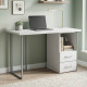 Письменный стол Ferrum-decor Отто 76x140x70 серый ДСП Белое 32мм (FRD-101526) - фото 1
