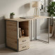 Компьютерный стол Ferrum-decor Отто 75x140x70 серый ДСП Дуб Сан-Марино 32мм (FRD-101529) - фото 1