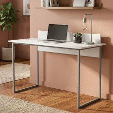 Письмовий стіл Ferrum-decor Скай 75x100x60 сірий ДСП Біле 16мм (FRD-101531)
