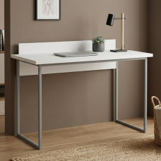 Письменный стол Ferrum-decor Скай 76x100x60 серый ДСП Белое 32мм (FRD-101536)