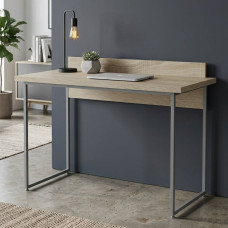 Письменный стол Ferrum-decor Скай 76x120x60 серый ДСП Дуб Сонома 32мм (FRD-101547)