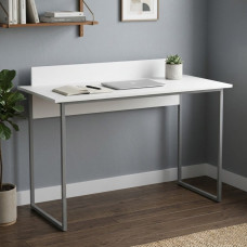 Письменный стол Ferrum-decor Скай 75x140x60 серый ДСП Белое 16мм (FRD-101551)