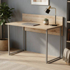 Компьютерный стол Ferrum-decor Скай 75x120x70 серый ДСП Дуб Сан-Марино 16мм (FRD-101574)