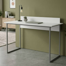 Письменный стол Ferrum-decor Скай 75x140x70 серый ДСП Белое 16мм (FRD-101581)