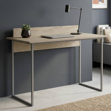 Письменный стол Ferrum-decor Скай 75x140x70 серый ДСП Дуб Сонома 16мм (FRD-101582)