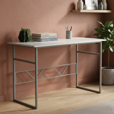 Письменный стол Ferrum-decor Раян 75x100x70 серый ДСП Белое 16мм (FRD-101621)