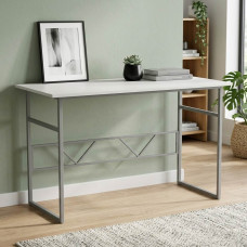 Письмовий стіл Ferrum-decor Раян 75x140x70 сірий ДСП Біле 16мм (FRD-101641)