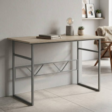 Письмовий стіл Ferrum-decor Раян 75x140x70 сірий ДСП Дуб Сонома 16мм (FRD-101642)