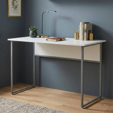 Письменный стол Ferrum-decor Коди 75x100x60 серый ДСП Белое 16мм (FRD-101651)