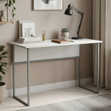 Письменный стол Ferrum-decor Коди 75x120x60 серый ДСП Белое 16мм (FRD-101661)