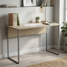 Письменный стол Ferrum-decor Коди 75x140x60 серый ДСП Дуб Сонома 16мм (FRD-101672)