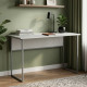 Письмовий стіл Ferrum-decor Коді 75x100x70 сірий ДСП Біле 16мм (FRD-101681) - фото 1