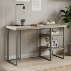 Письменный стол Ferrum-decor Кевин 76x120x60 серый ДСП Дуб Сонома 32мм (FRD-101725)
