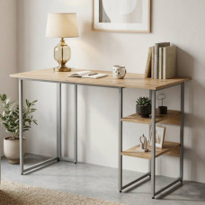 Компьютерный стол Ferrum-decor Кевин 75x120x60 серый ДСП Дуб Сан-Марино 32мм (FRD-101727)