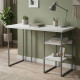 Письменный стол Ferrum-decor Кевин 76x140x60 серый ДСП Белое 32мм (FRD-101734) - фото 1