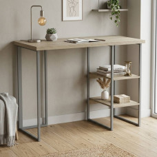 Письменный стол Ferrum-decor Кевин 76x100x70 серый ДСП Дуб Сонома 32мм (FRD-101744)