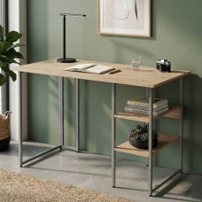 Компьютерный стол Ferrum-decor Кевин 75x120x70 серый ДСП Дуб Сан-Марино 32мм (FRD-101755)