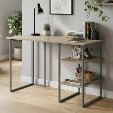 Письменный стол Ferrum-decor Кевин 75x140x70 серый ДСП Дуб Сонома 16мм (FRD-101758)