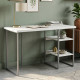 Письменный стол Ferrum-decor Кевин 76x140x70 серый ДСП Белое 32мм (FRD-101762) - фото 1