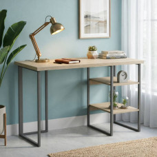 Письмовий стіл Ferrum-decor Кевін 76x140x70 сірий ДСП Дуб Сонома 32мм (FRD-101763)