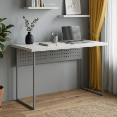 Письменный стол Ferrum-decor Майк 76x100x60 серый ДСП Белое 32мм (FRD-101772)
