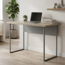 Письмовий стіл Ferrum-decor Майк 76x100x60 сірий ДСП Дуб Сонома 32мм (FRD-101773)