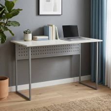 Письменный стол Ferrum-decor Майк 75x120x60 серый ДСП Белое 16мм (FRD-101777)