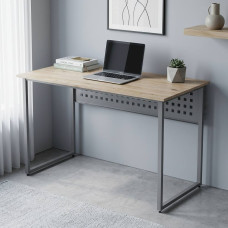 Компьютерный стол Ferrum-decor Майк 75x140x60 серый ДСП Дуб Сан-Марино 16мм (FRD-101790)