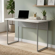 Письменный стол Ferrum-decor Майк 76x140x60 серый ДСП Белое 32мм (FRD-101792)