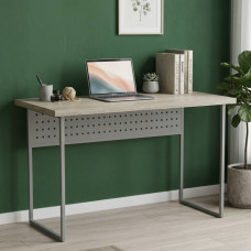 Письменный стол Ferrum-decor Майк 76x140x60 серый ДСП Дуб Сонома 32мм (FRD-101793)