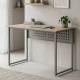 Компьютерный стол Ferrum-decor Майк 75x100x70 серый ДСП Дуб Сан-Марино 16мм (FRD-101800) - фото 1