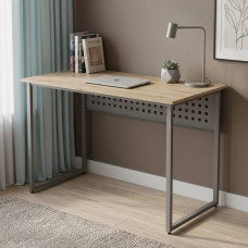 Компьютерный стол Ferrum-decor Майк 75x120x70 серый ДСП Дуб Сан-Марино 32мм (FRD-101815)