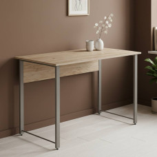 Компьютерный стол Ferrum-decor Курт 75x100x60 серый ДСП Дуб Сан-Марино 16мм (FRD-101830)