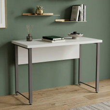 Письменный стол Ferrum-decor Курт 76x100x60 серый ДСП Белое 32мм (FRD-101832)