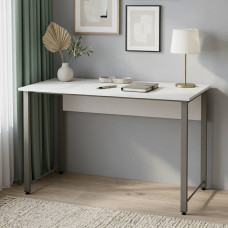 Письменный стол Ferrum-decor Курт 75x140x60 серый ДСП Белое 16мм (FRD-101847)