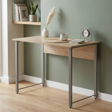Компьютерный стол Ferrum-decor Курт 75x140x60 серый ДСП Дуб Сан-Марино 32мм (FRD-101855)