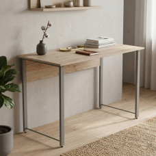 Компьютерный стол Ferrum-decor Курт 75x100x70 серый ДСП Дуб Сан-Марино 16мм (FRD-101860)