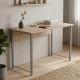 Компьютерный стол Ferrum-decor Курт 75x100x70 серый ДСП Дуб Сан-Марино 16мм (FRD-101860) - фото 1