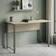 Письменный стол Ferrum-decor Курт 75x120x70 серый ДСП Дуб Сонома 16мм (FRD-101868) - фото 1