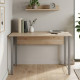 Компьютерный стол Ferrum-decor Курт 75x120x70 серый ДСП Дуб Сан-Марино 32мм (FRD-101875) - фото 1