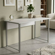 Письмовий стіл Ferrum-decor Курт 75x140x70 сірий ДСП Біле 16мм (FRD-101877)