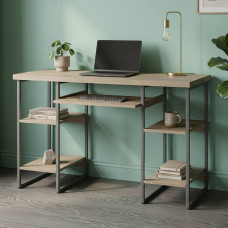 Письменный стол Ferrum-decor Тим 76x140x70 серый ДСП Дуб Сонома 32мм (FRD-101903)
